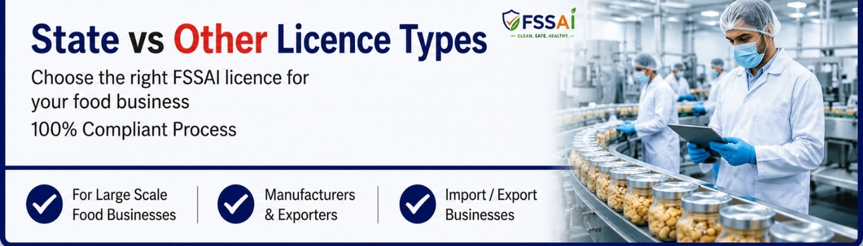 FSSAI License Comparison